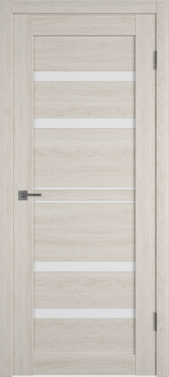 Межкомнатная дверь VFD Atum Pro 26 Scansom Oak стекло сатин white cloud