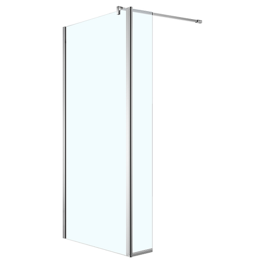 Душевая перегородка Azario Chicago Walk-in 110x195 см профиль серебро
