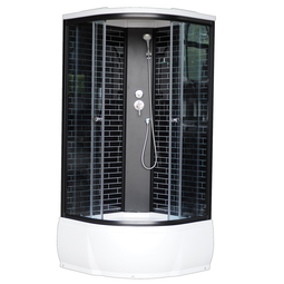 Душевая кабина Дана 20К 90x90x215 черный кирпич