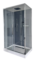 Душевая кабина Oda С8806 Р 120x80x210 левая профиль хром
