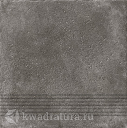 Керамогранит Cersanit Carpet ступень темно-коричневая 29,8x29,8 см CP4A516
