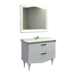 Комплект мебели для ванной Comforty Монако 100-1 белый глянец