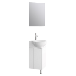 Комплект мебели для ванной Aqwella Porto 45 угловой белый