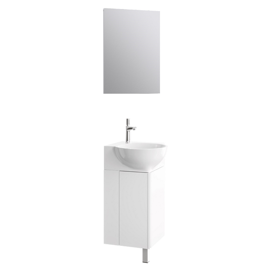 Комплект мебели для ванной Aqwella Porto 45 угловой белый