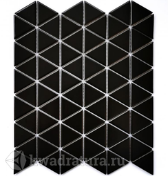Мозаика керамогранитная Bonaparte Reno black (Matt) 25,2х29,1