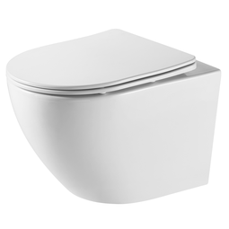 Унитаз подвесной безободковый Azario Grado AZ-0046-UQ сиденье микролифт