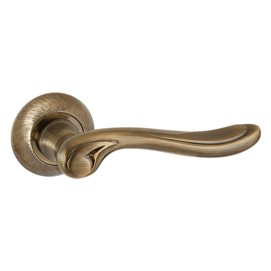 Дверная ручка Punto R.TL54.ONDA ABG-6 зеленая бронза