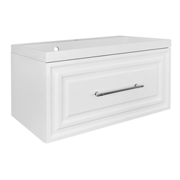 Тумба с раковиной Azario Laura 80/1 белый